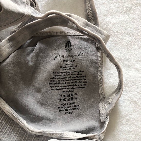 Free People Ice Grey Good Karma Onesie - Picture 4 of 9